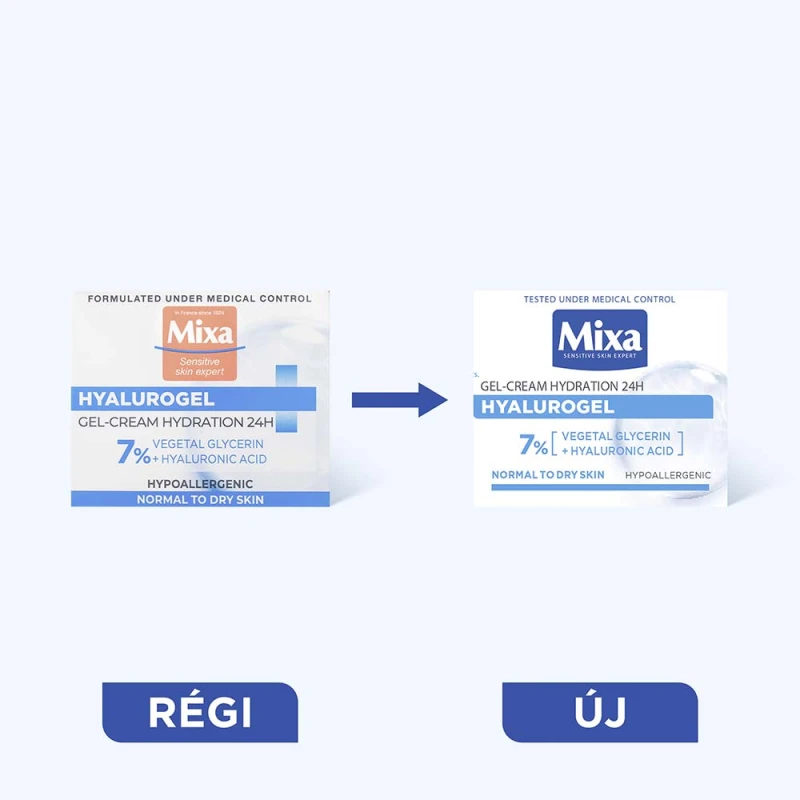 Hyalurogel intenzív hidratáló krém (7%) érzékeny és dehidratált bőrre (50 ml)