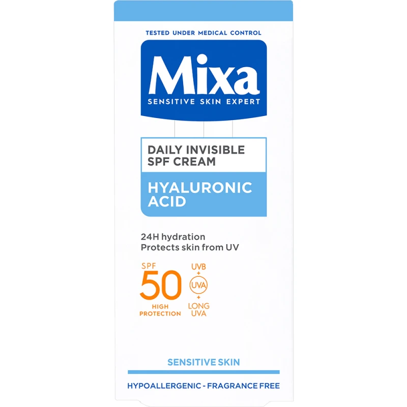 Láthatatlan, SPF 50 faktoros fényvédő krém minden napra 50 ml