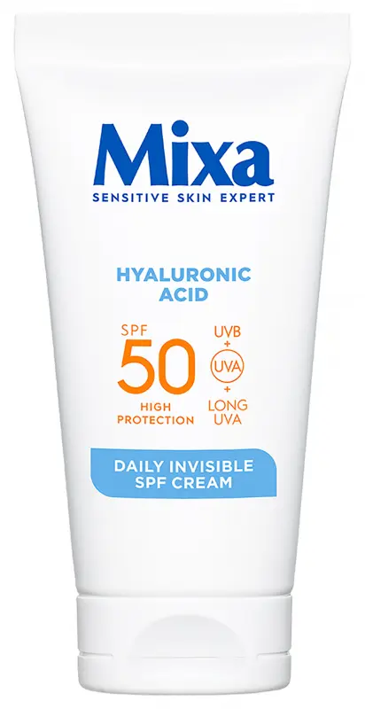 MIXA Láthatatlan, SPF 50 faktoros fényvédő krém minden napra 50 ml