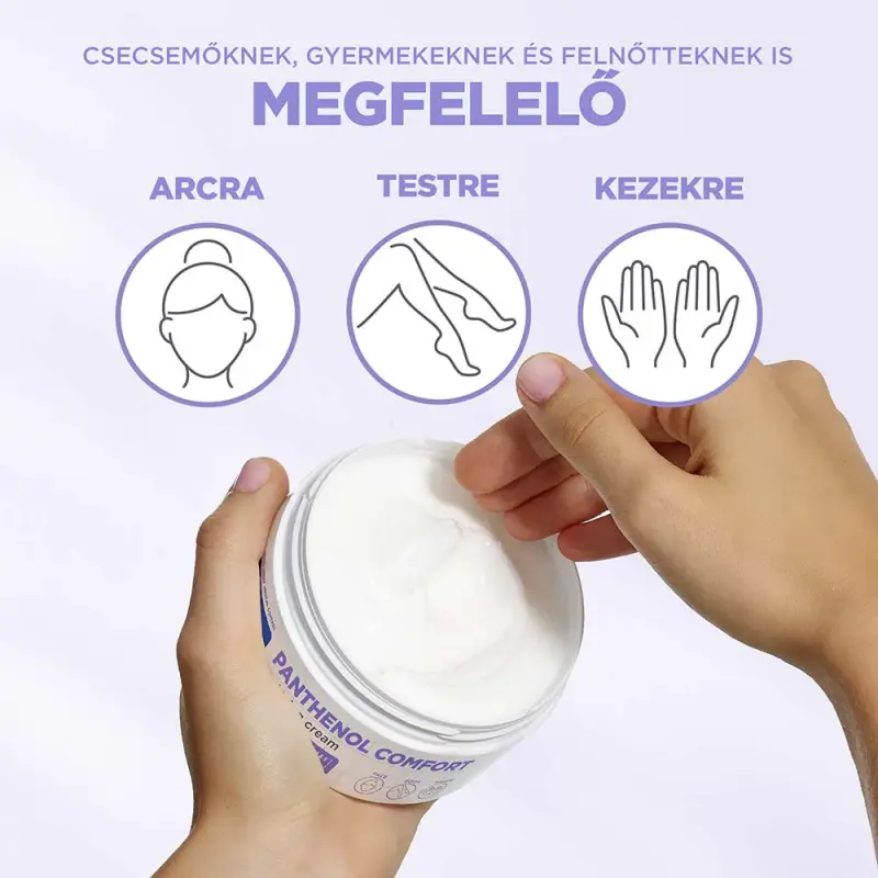 Panthenol Comfort Nyugtató testápoló nagyon érzékeny bőrre 150 ml