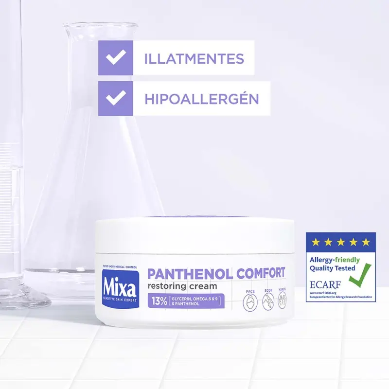 Panthenol Comfort Nyugtató testápoló nagyon érzékeny bőrre 150 ml