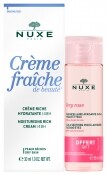 NUXE Créme Fraiche Gazdag krém + Very Rose micellás víz (30+50 ml)