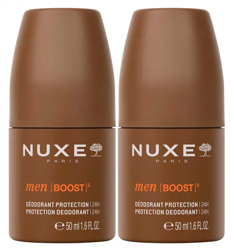 NUXE MEN [BOOST]³ Dezodor 24 órás védelemmel DUOPACK 2x50 ml