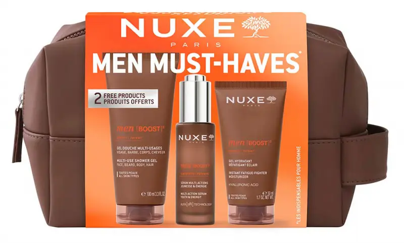 NUXE MEN [BOOST]³ MUST-HAVE SZETT (30+50+100 ml)