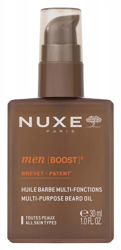 NUXE MEN [BOOST]³ Többfunkciós szakállápoló olaj 30 ml
