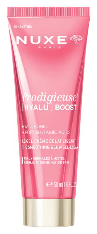 NUXE PRODIGIEUSE [HYALU] BOOST Bőrsimító ragyogást fokozó gél-krém 50 ml