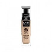 NYX PROFESSIONAL MAKEUP Can't Stop Won't Stop 24 Hour Foundation - Warm Vanilla (30 ml)