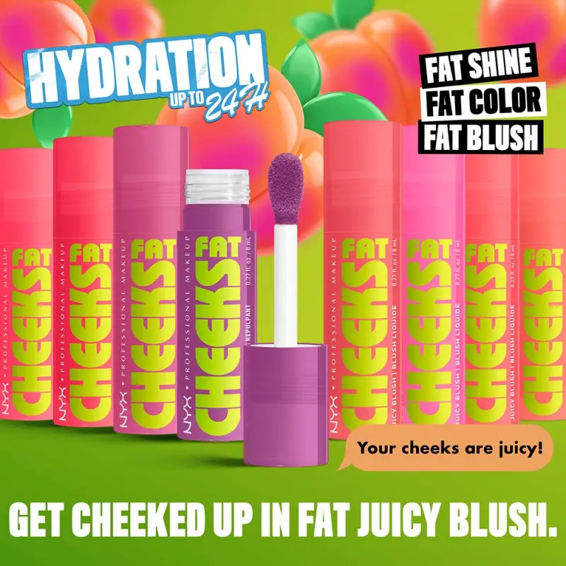 Fat Cheeks Pirosító Bouncin Berry 8 ml