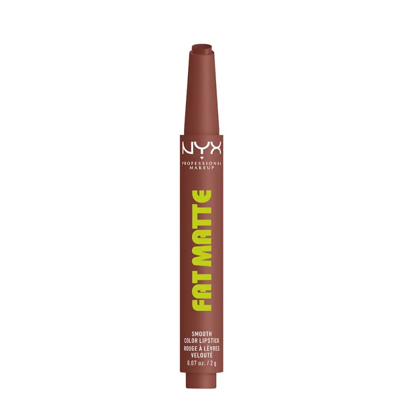 Fat Matte Smooth Color Lipstick matt hatású ajakrúzs 08 Toasty Taupe 2 g
