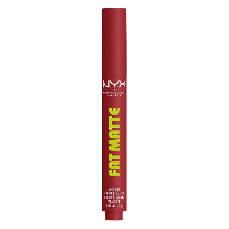 NYX PROFESSIONAL MAKEUP Fat Matte Smooth Color Lipstick matt hatású ajakrúzs 09 Mauve Cloud 2 g NYX PROFESSIONAL MAKEUP Fat Matte Smooth Color Lipstick matt hatású ajakrúzs 09 Mauve Cloud 2 g