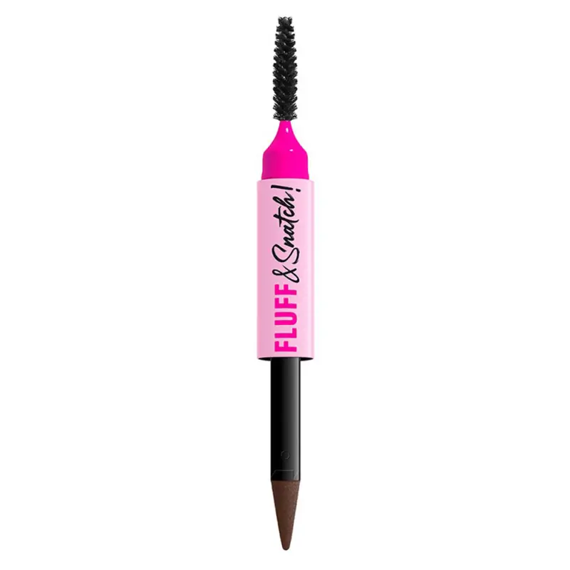 NYX PROFESSIONAL MAKEUP Fluff & Snatch! Brow Powder Pen szemöldökformázó Brunette NYX PROFESSIONAL MAKEUP Fluff & Snatch! Brow Powder Pen szemöldökformázó Brunette