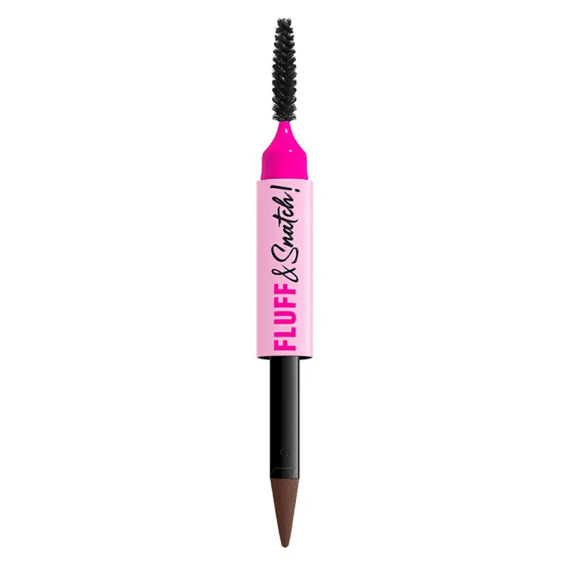 NYX PROFESSIONAL MAKEUP Fluff & Snatch! Brow Powder Pen szemöldökformázó Cool Ash Brown NYX PROFESSIONAL MAKEUP Fluff & Snatch! Brow Powder Pen szemöldökformázó Cool Ash Brown