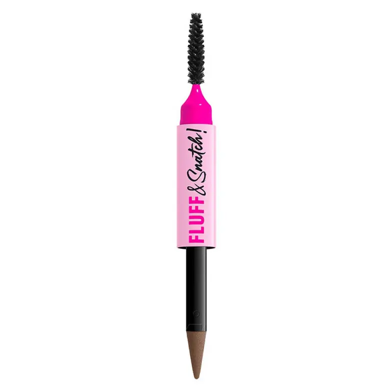 NYX PROFESSIONAL MAKEUP Fluff & Snatch! Brow Powder Pen szemöldökformázó Taupe NYX PROFESSIONAL MAKEUP Fluff & Snatch! Brow Powder Pen szemöldökformázó Taupe