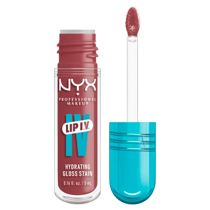 NYX PROFESSIONAL MAKEUP Lip IV Hydrating Gloss Stain - 17 Petal Pourin' 5 ml NYX PROFESSIONAL MAKEUP Lip IV Hydrating Gloss Stain - 17 Petal Pourin' 5 ml