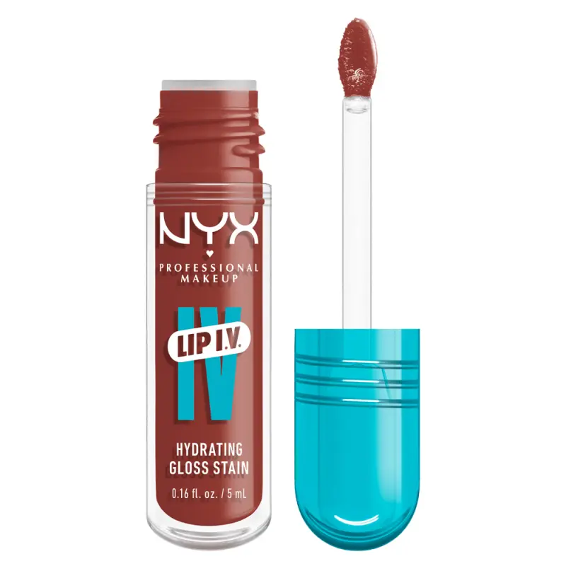 NYX PROFESSIONAL MAKEUP Lip IV Hydrating Gloss Stain - 18 Drippin' Nude 5 ml NYX PROFESSIONAL MAKEUP Lip IV Hydrating Gloss Stain - 18 Drippin' Nude 5 ml