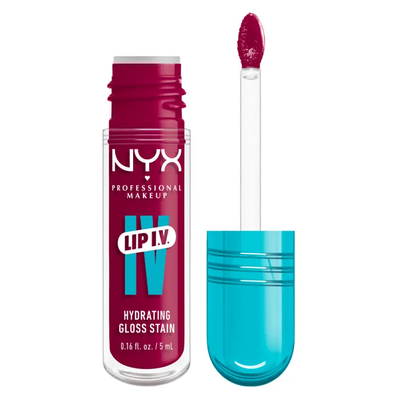 NYX PROFESSIONAL MAKEUP Lip IV Hydrating Gloss Stain - 19 Magenta Mist 5 ml NYX PROFESSIONAL MAKEUP Lip IV Hydrating Gloss Stain - 19 Magenta Mist 5 ml