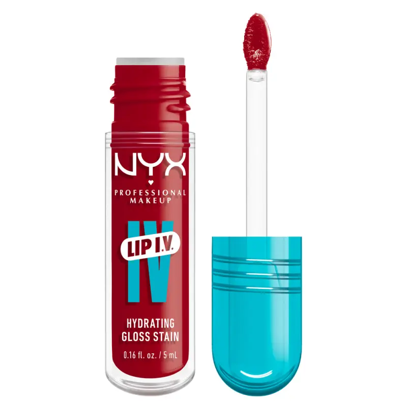 NYX PROFESSIONAL MAKEUP Lip IV Hydrating Gloss Stain - 22 Cherry Drenched 5 ml NYX PROFESSIONAL MAKEUP Lip IV Hydrating Gloss Stain - 22 Cherry Drenched 5 ml