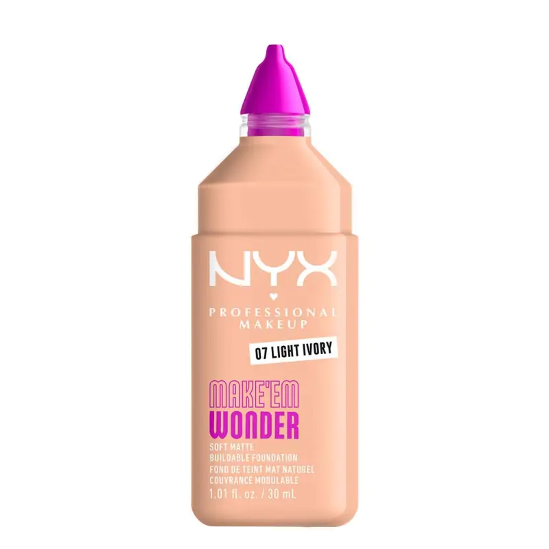 Make 'EM Wonder Foundation alapozó 07 Light Ivory 30 ml