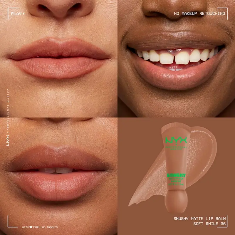 Smushy Matte Lip Balm Ajakbalzsam Soft Smile 8 ml