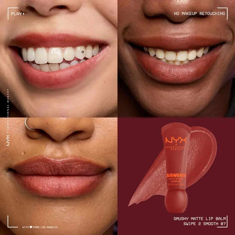 Smushy Matte Lip Balm Ajakbalzsam Swipe 2 Smooth 8 ml