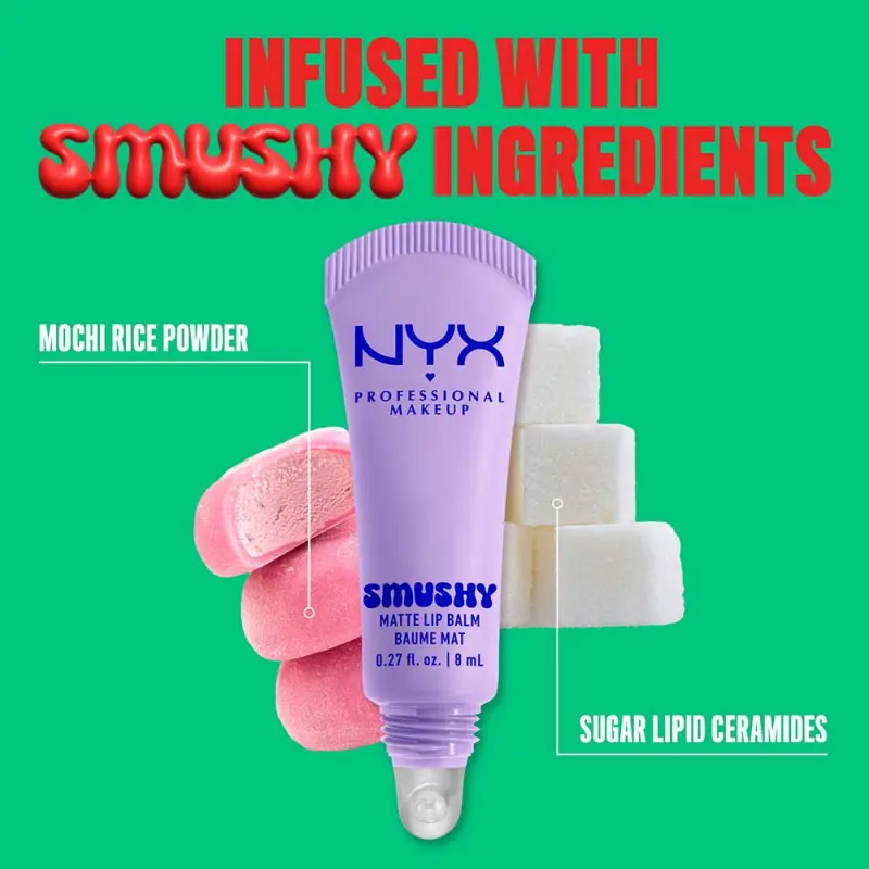 Smushy Matte Lip Balm Ajakbalzsam Sugar Smush 8 ml