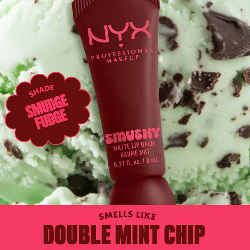 Smushy Matte Lip Balm Ajakbalzsam Smudge Fudge 8 ml