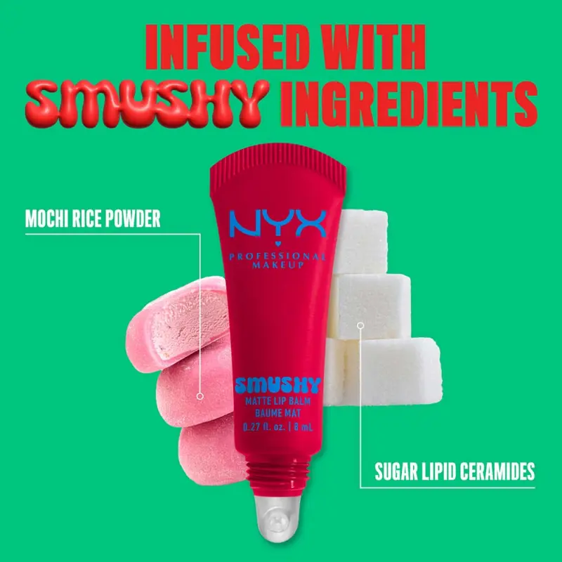 Smushy Matte Lip Balm Ajakbalzsam Sassy Stuff 8 ml