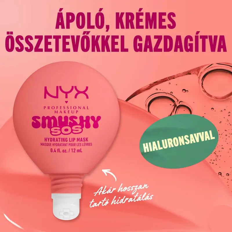 Smushy SOS ajakápoló maszk 03 Peachy Pamper 12 ml