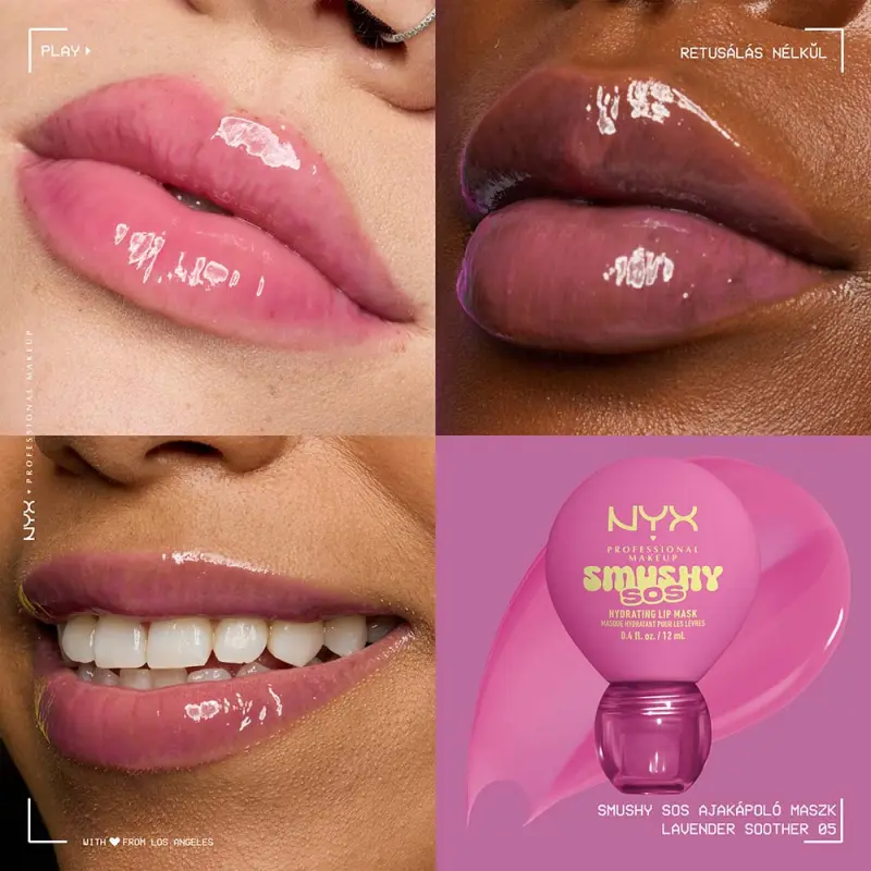 Smushy SOS ajakápoló maszk 05 Lavender Soother 12 ml