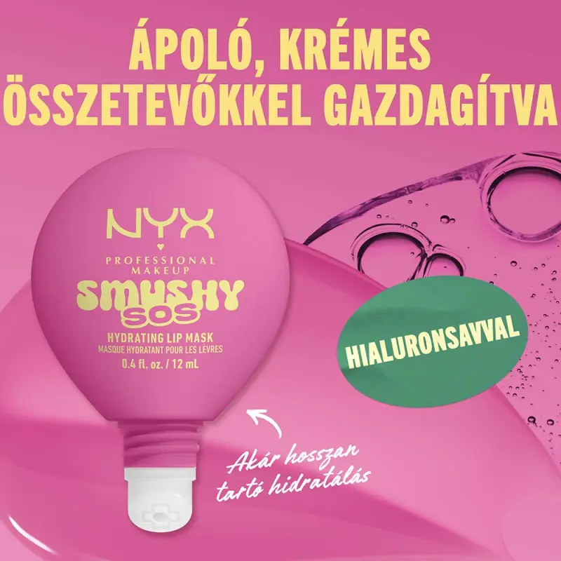 Smushy SOS ajakápoló maszk 05 Lavender Soother 12 ml