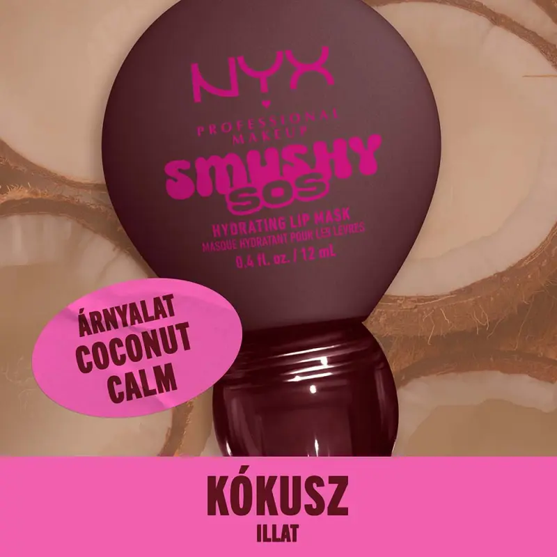 Smushy SOS ajakápoló maszk 08 Coconut Calm 12 ml