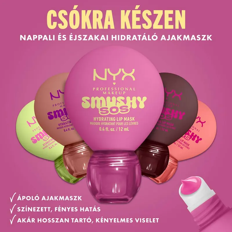 Smushy SOS ajakápoló maszk 08 Coconut Calm 12 ml