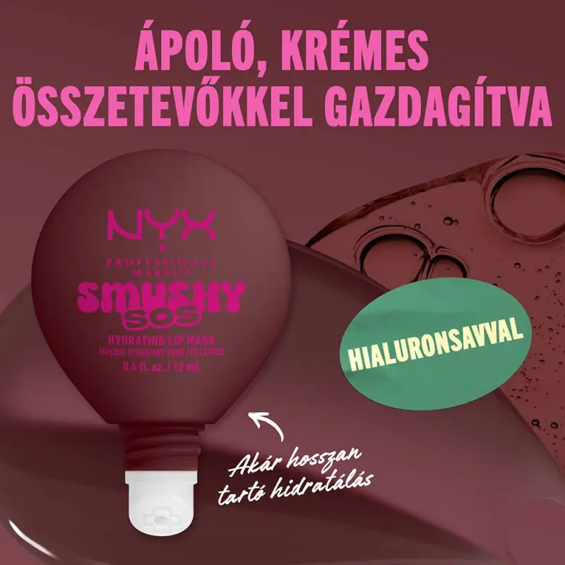 Smushy SOS ajakápoló maszk 08 Coconut Calm 12 ml