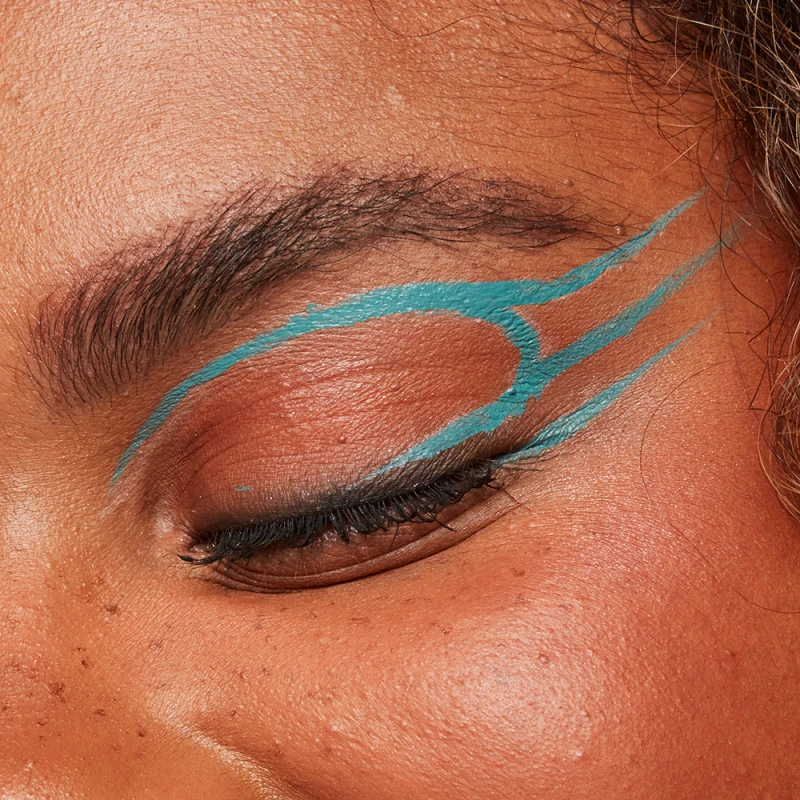 Vivid Brights Colored Liquid Eyeliner - Cyan Simp (2 ml)