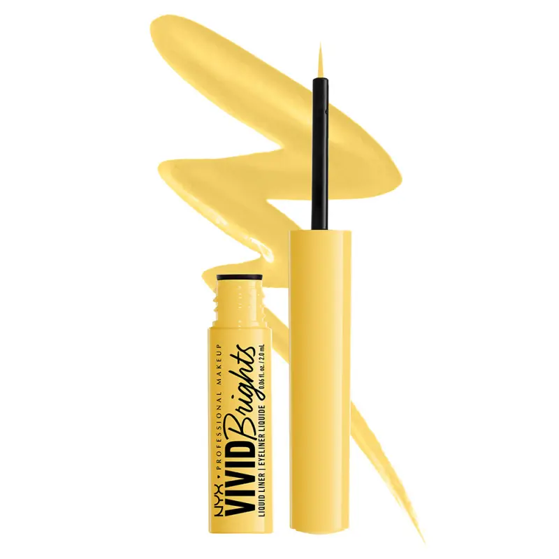 Vivid Brights Colored Liquid Eyeliner - Had Me At Yellow (2 ml)