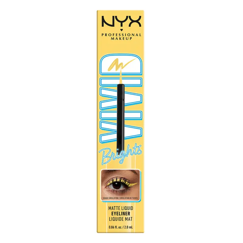 Vivid Brights Colored Liquid Eyeliner - Had Me At Yellow (2 ml)