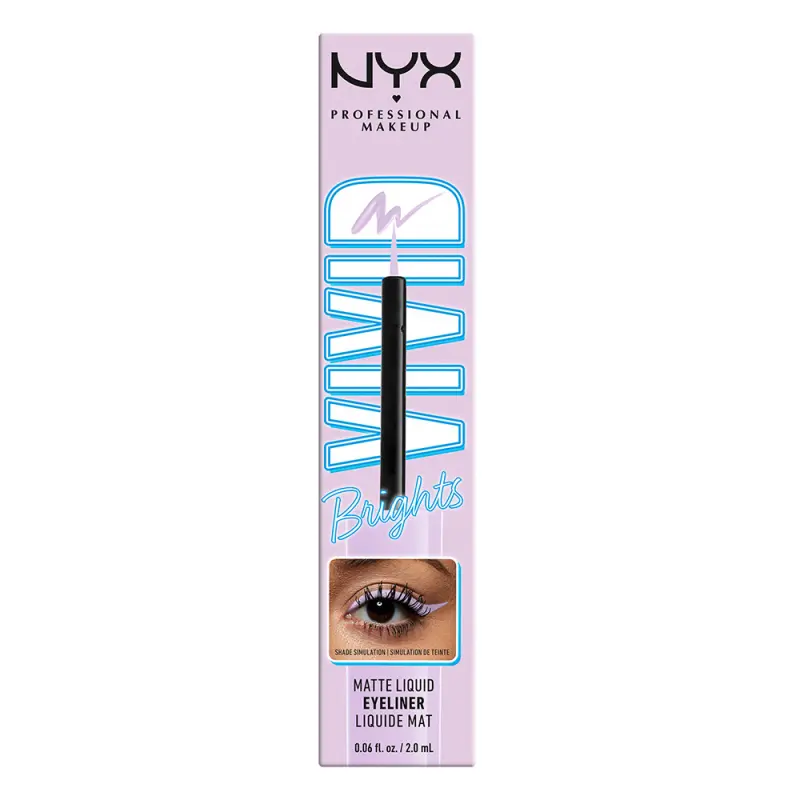Vivid Brights Colored Liquid Eyeliner - Lilac Link (2 ml)
