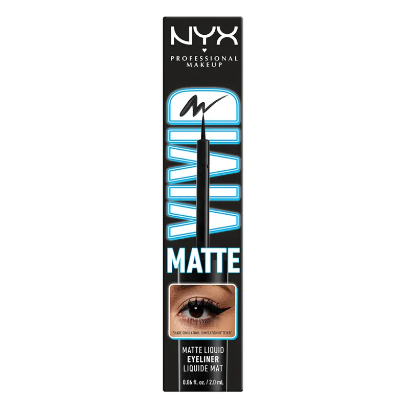 Vivid Matte Liquid Liner - Black (2 ml)