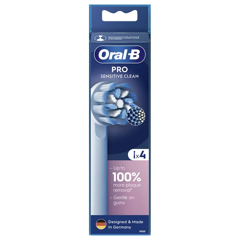ORAL-B EB60-4 Sensitive Clean Pótfej 4 db - X-sörte