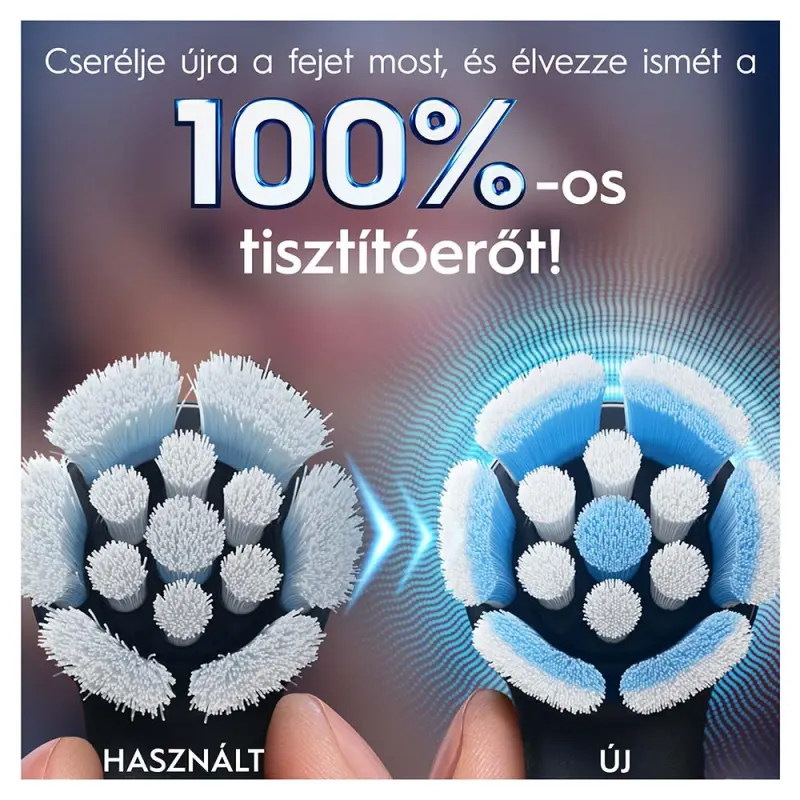 iO Gentle Care Pótfej Fekete 4 db