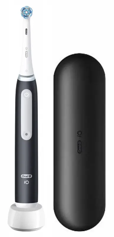 ORAL-B iO3 Elektromos Fogkefe Matt Fekete + Utazó Tok