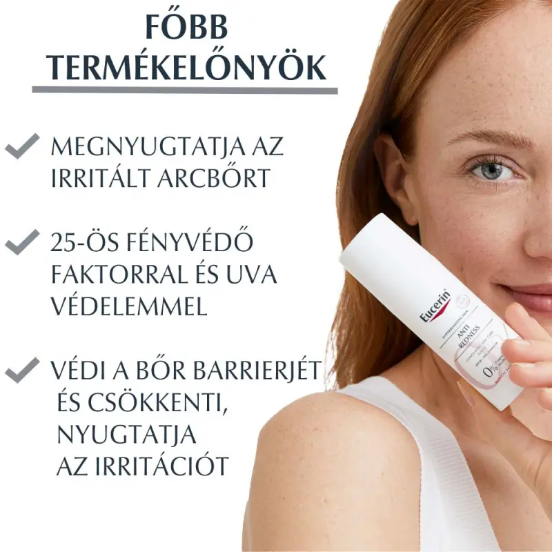 Anti-Redness Bőrpír elleni színezett nappali arcápoló SPF30 50 ml
