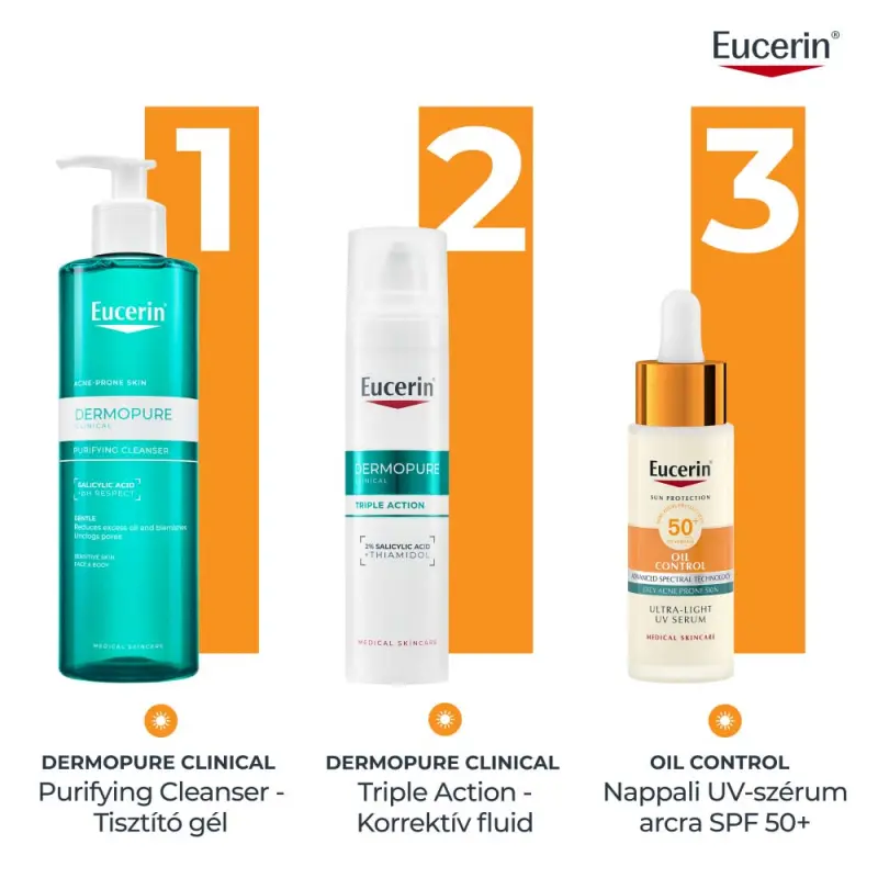 Sun Oil Control Nappali UV Szérum arcra SPF50 (30 ml)