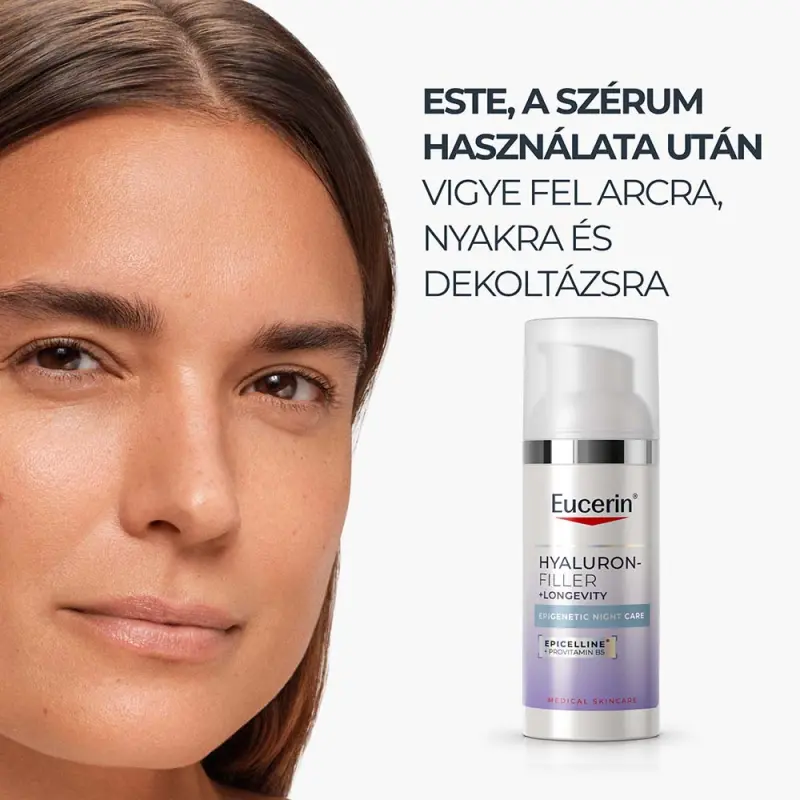 Hyaluron-Filler + Longevity Epigenetic Éjszakai arcápoló 50 ml