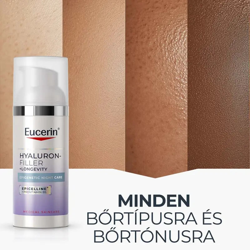 Hyaluron-Filler + Longevity Epigenetic Éjszakai arcápoló 50 ml