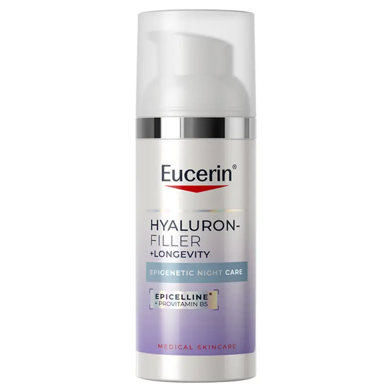 EUCERIN Hyaluron-Filler + Longevity Epigenetic Éjszakai arcápoló 50 ml EUCERIN Hyaluron-Filler + Longevity Epigenetic Éjszakai arcápoló 50 ml