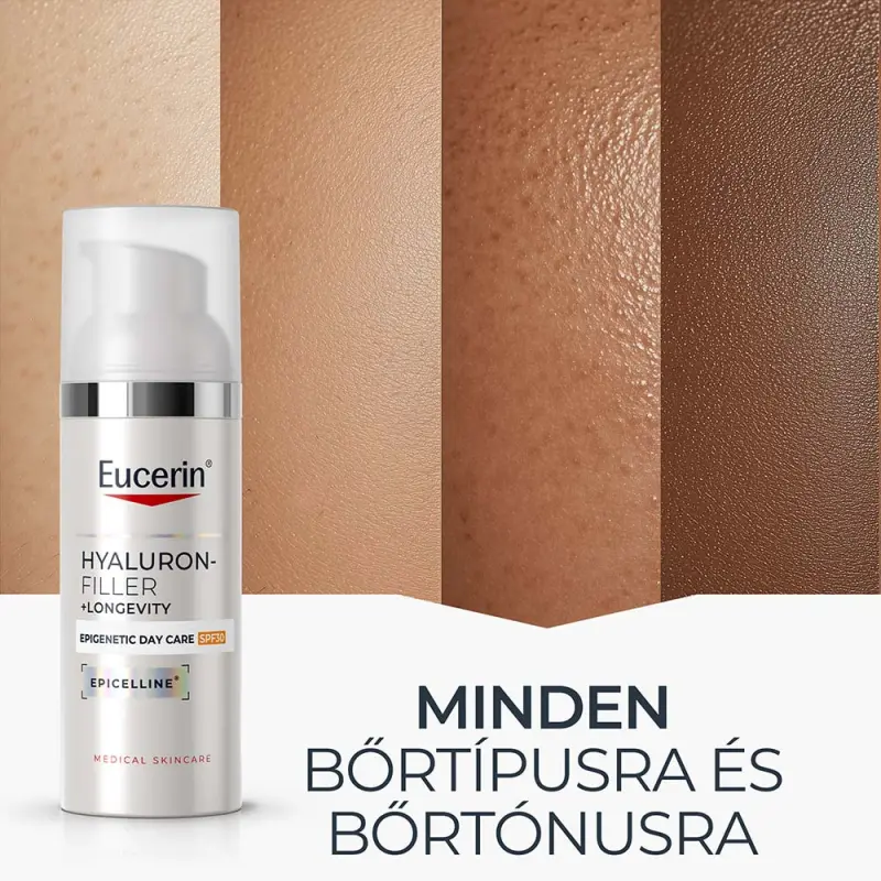 Hyaluron-Filler + Longevity Epigenetic Nappali arcápoló SPF30 (50 ml)