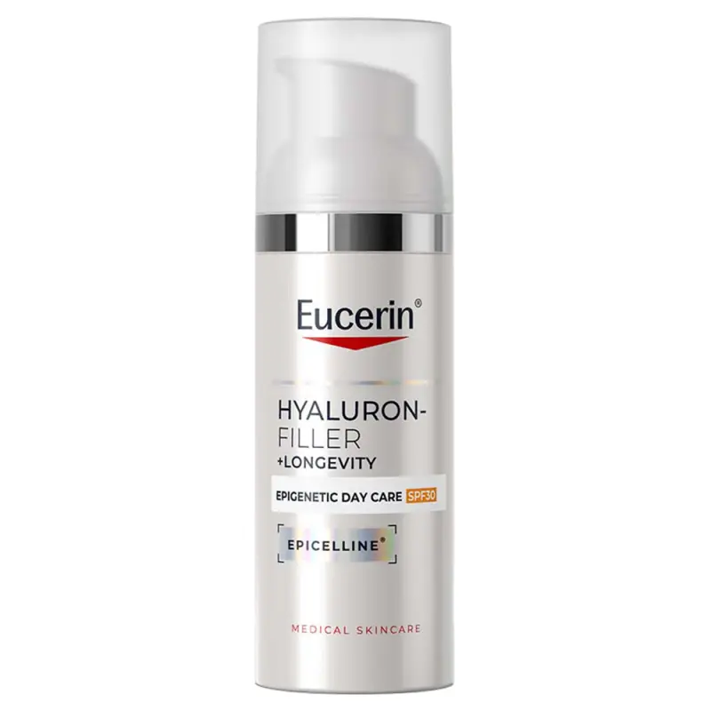 EUCERIN Hyaluron-Filler + Longevity Epigenetic Nappali arcápoló SPF30 (50 ml) EUCERIN Hyaluron-Filler + Longevity Epigenetic Nappali arcápoló SPF30 (50 ml)