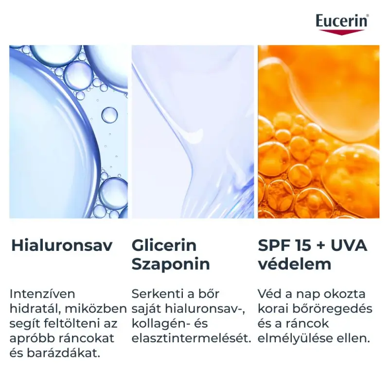 Hyaluron-Filler Ráncfeltöltő nappali arckrém normál, vegyes bőrre 50 ml