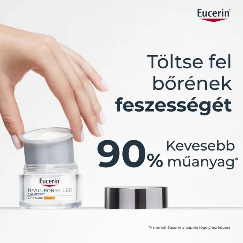 Hyaluron-Filler Ráncfeltöltő nappali arckrém SPF30 öko-utántöltő 50 ml